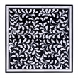 Beaumont Lane Modern Resin And Bone Inlay Side Table in Black / White