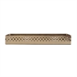 Beaumont Lane Modern Rectangle Serving Tray in Polished Gold