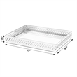 Beaumont Lane Modern Rectangle Serving Tray in Polished Gold