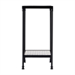 Beaumont Lane Modern Resin and Bone Inlay Side Table in Gray Bone Inlay