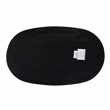 Beaumont Lane Bone Inlay Brown Oval Wall Mirror 40