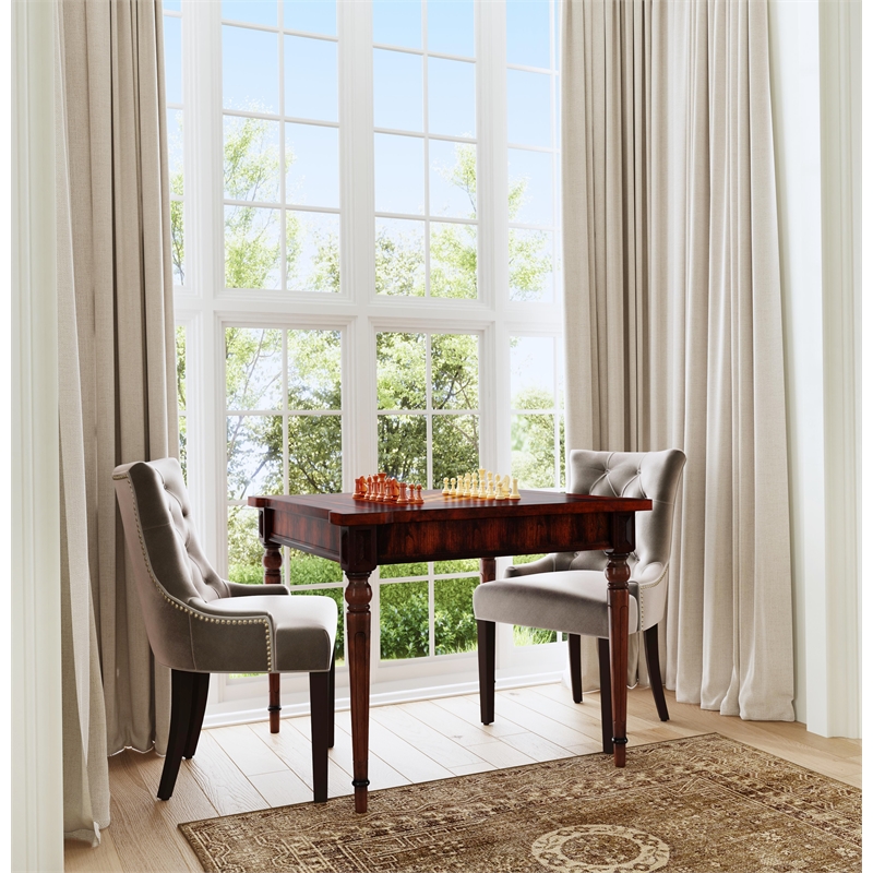 Beaumont Lane Transitional Multi-Game Card Table - Cherry Brown