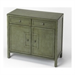Beaumont Lane Transitional Imperial Wood Console Cabinet - Green