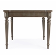 Beaumont Lane Modern Transitional Silver Satin Multi Game Table