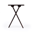 Beaumont Lane Modern Transitional Coffee Mango Wood Folding Table