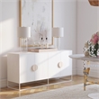 Beaumont Lane Modern Transitional White Wooden Accent Sideboard