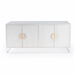 Beaumont Lane Modern Transitional White Wooden Accent Sideboard