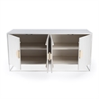 Beaumont Lane Modern Transitional White Wooden Accent Sideboard