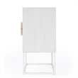 Beaumont Lane Contemporary White Finish 2 Drawers Wood End Table