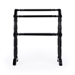 Beaumont Lane Traditional Accent Blanket Rack in Black Finish