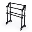 Beaumont Lane Traditional Accent Blanket Rack in Black Finish