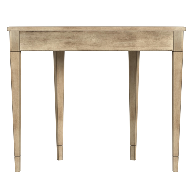 Beaumont Lane Traditional Antique Beige Finish Console Table