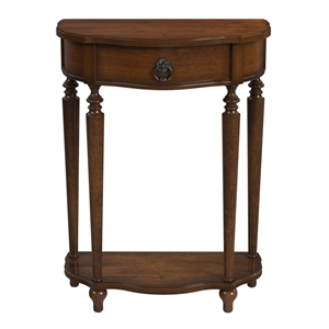 Beaumont Lane Traditional Antique Cherry Console Table With Storage