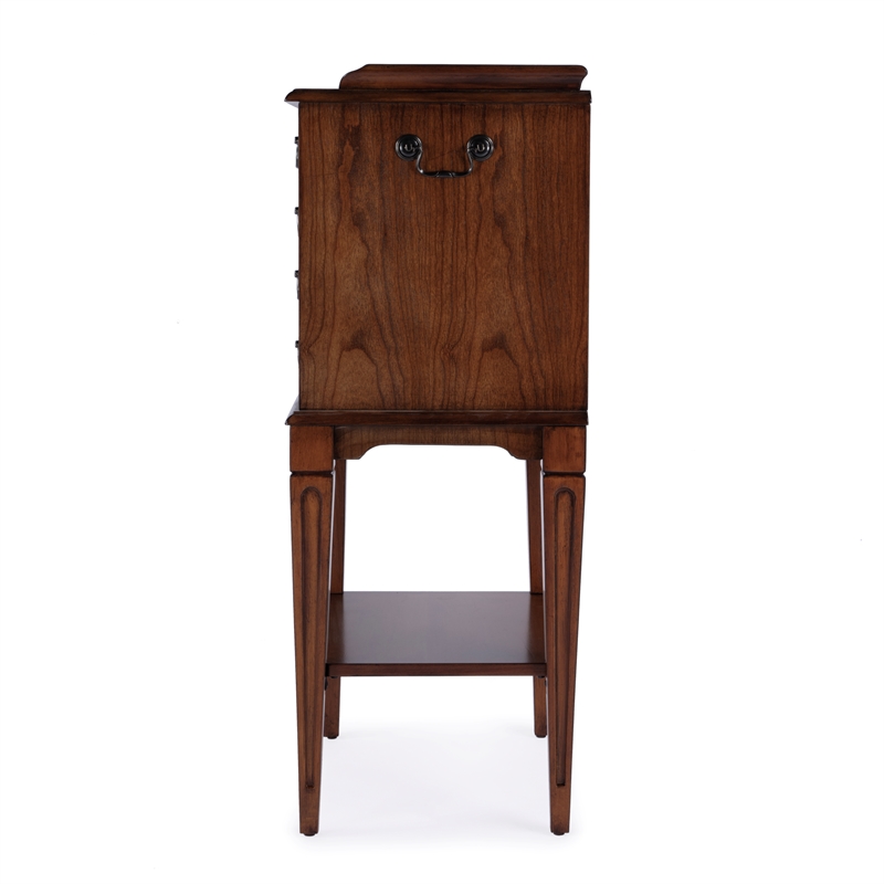 Beaumont Lane Traditional 4-Drawer Brown Finish Accent Chest