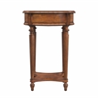Beaumont Lane Traditional 1-Drawer Antique Cherry Round Accent Table