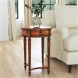 Beaumont Lane Traditional 1-Drawer Antique Cherry Round Accent Table