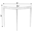 Beaumont Lane Mid-Century Wood Console Table in Brown Finish