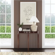Beaumont Lane Mid-Century Wood Console Table in Brown Finish