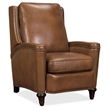 Beaumont Lane Contemporary Leather Manual Push Back Recliner