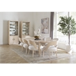 Beaumont Lane Transitional Chic Wood Side Chair in Natural Finish