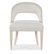 Beaumont Lane Transitional Chic Wood Side Chair in Natural Finish