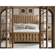 Beaumont Lane Transitional Queen Panel Bed in Light Natural Wood