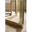 Beaumont Lane Contemporary Gathering Table in Natural Wood Finish