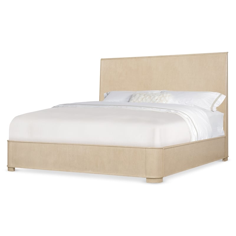 Beaumont Lane California King Panel Bed in Natural Wood Finish
