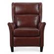 Beaumont Lane Red Leather Power Recliner with Power Headrest