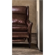 Beaumont Lane Red Leather Power Recliner with Power Headrest