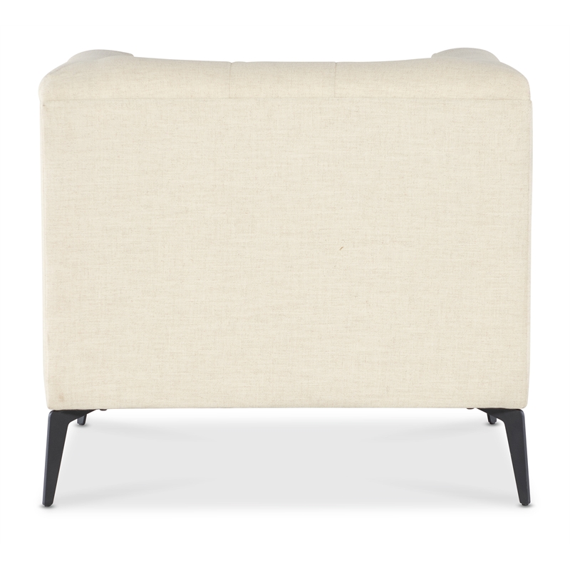 Beaumont Lane Traditional Stationary Chair with Beige Fabric