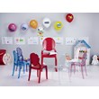 Beaumont Lane Modern Polycarbonate Stackable Baby Chair in Glossy White