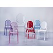 Beaumont Lane Modern Polycarbonate Stackable Baby Chair in Glossy White