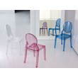 Beaumont Lane Modern Polycarbonate Stackable Baby Chair in Glossy White