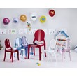 Beaumont Lane Modern Polycarbonate Stackable Baby Chair in Glossy White