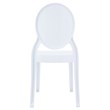 Beaumont Lane Modern Polycarbonate Stackable Baby Chair in Glossy White