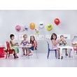 Beaumont Lane Modern Polycarbonate Stackable Baby Chair in Glossy White