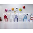 Beaumont Lane Modern Polycarbonate Stackable Baby Chair in Glossy White