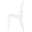 Beaumont Lane Modern Polycarbonate Stackable Baby Chair in Glossy White