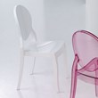 Beaumont Lane Modern Polycarbonate Stackable Baby Chair in Glossy White