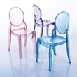 Beaumont Lane Modern Polycarbonate Stackable Baby Chair in Glossy White
