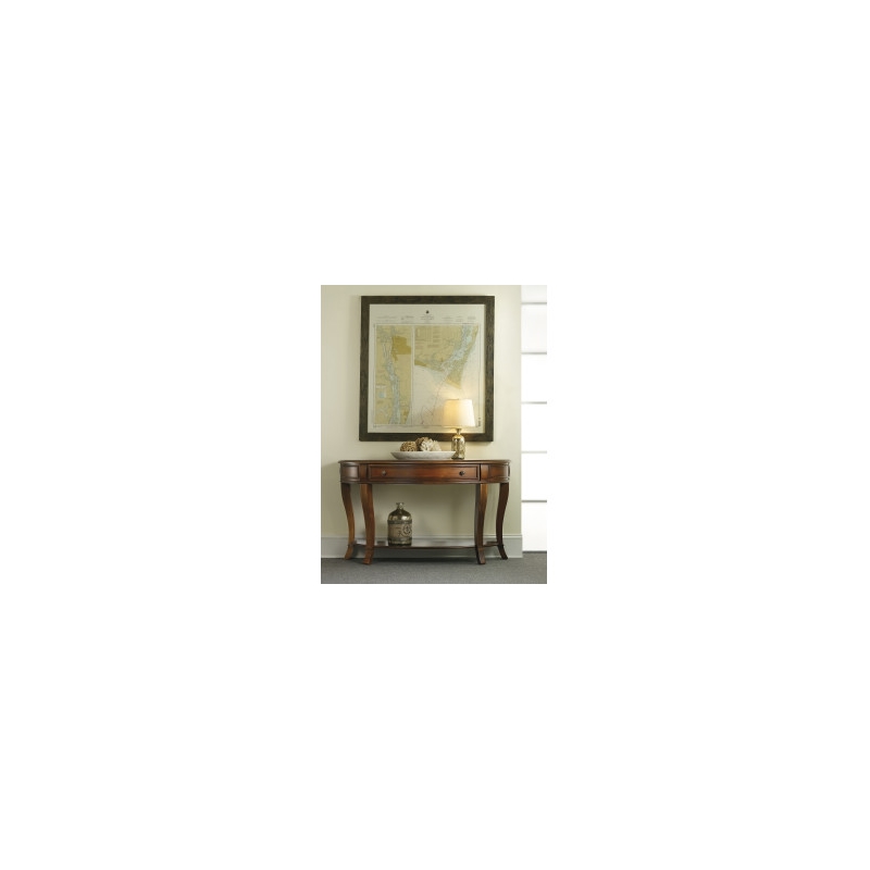 Beaumont Lane Living Room Set of 2 End Tables & Sofa Table in Cherry