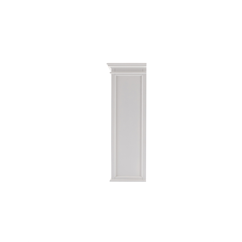 Beaumont Lane Bookcase with 5 Doors 3 Drawers 70.87x19.69x86.61 in White