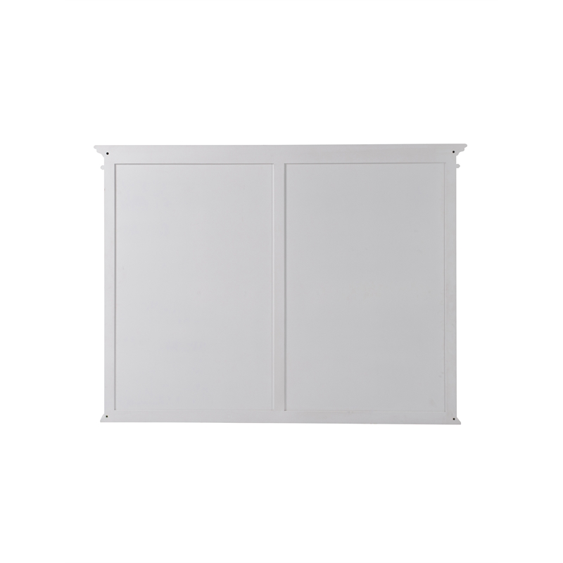 Beaumont Lane Bookcase with 5 Doors 3 Drawers 70.87x19.69x86.61 in White