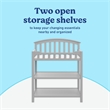 Graco Changing Table in Pebble Gray