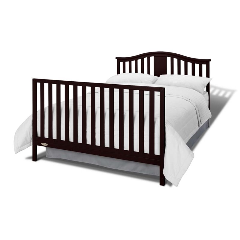 Graco Solano 4-in-1 Convertible Crib with Drawer in Espresso