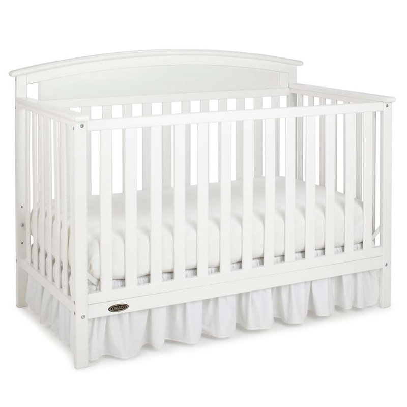 Graco Benton 5-in-1 Convertible Crib in White