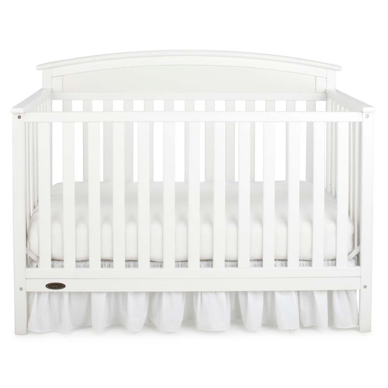 Graco Benton 5-in-1 Convertible Crib in White