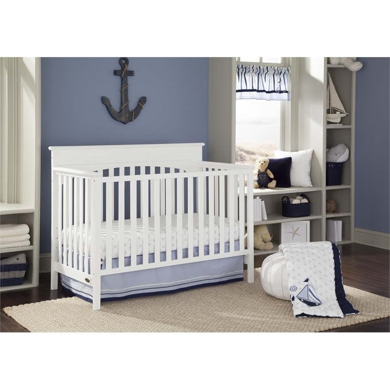 Graco Lauren 4-in-1 Convertible Crib in White