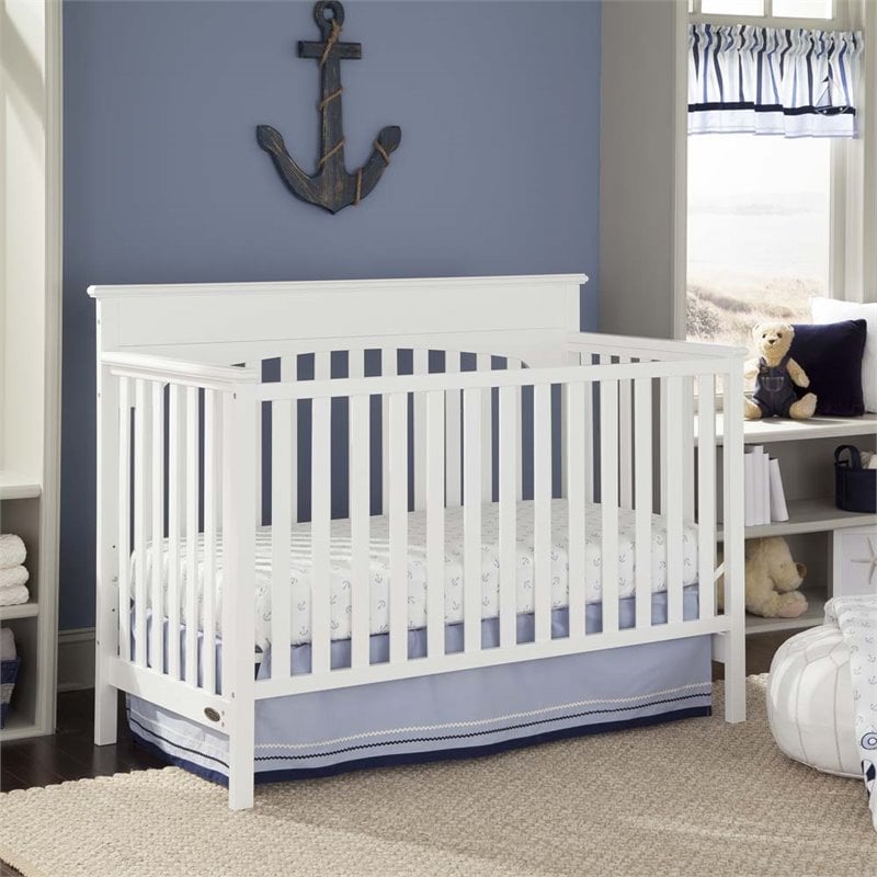 Graco Lauren 4-in-1 Convertible Crib in White